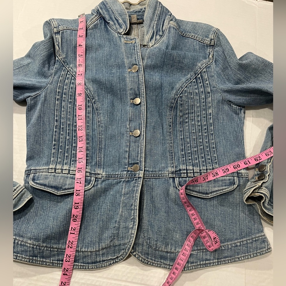 J.JILL  DETAILED JEAN JACKET (a253) - Picture 12 of 14